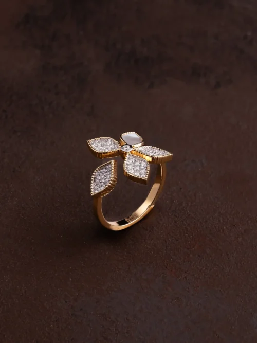 Yellow Gold Floral Ring