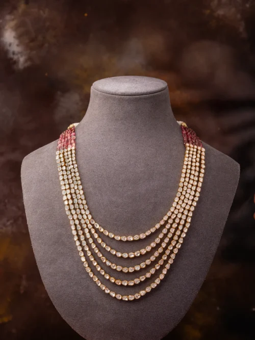 Gold Tone Layered Heritage Necklace
