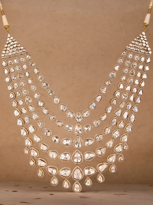 Royal Polki & Uncut Diamond Bridal Jewelry Set