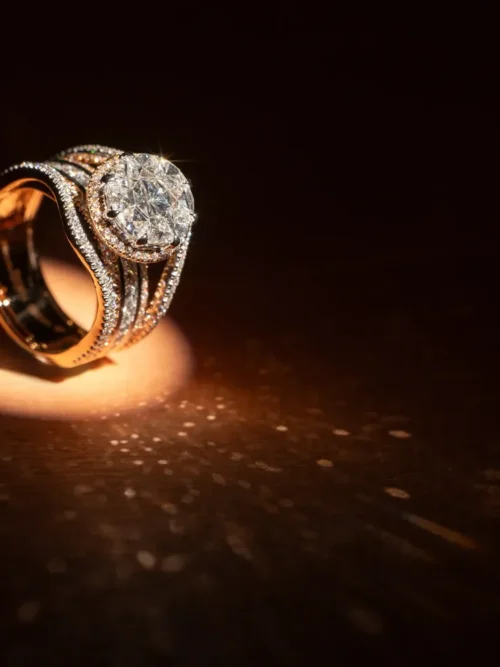 Radiant Halo Statement Ring