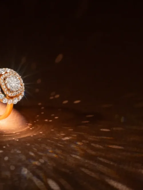Radiant Double-Halo Stone Cluster Ring