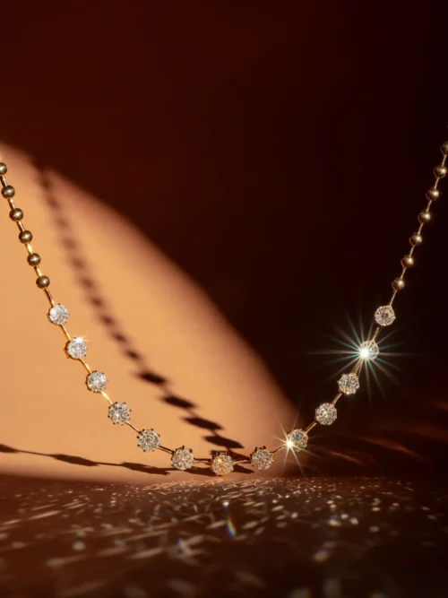Illuminating Beaded Station Necklace